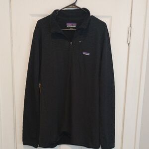 Patagonia Black Half Zip Fleece Like New